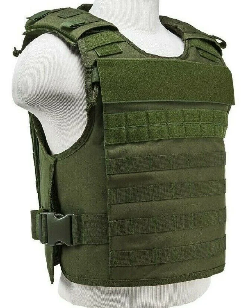 Discreet Plate Carrier Tactical Vest W/ External Pkt Shooting