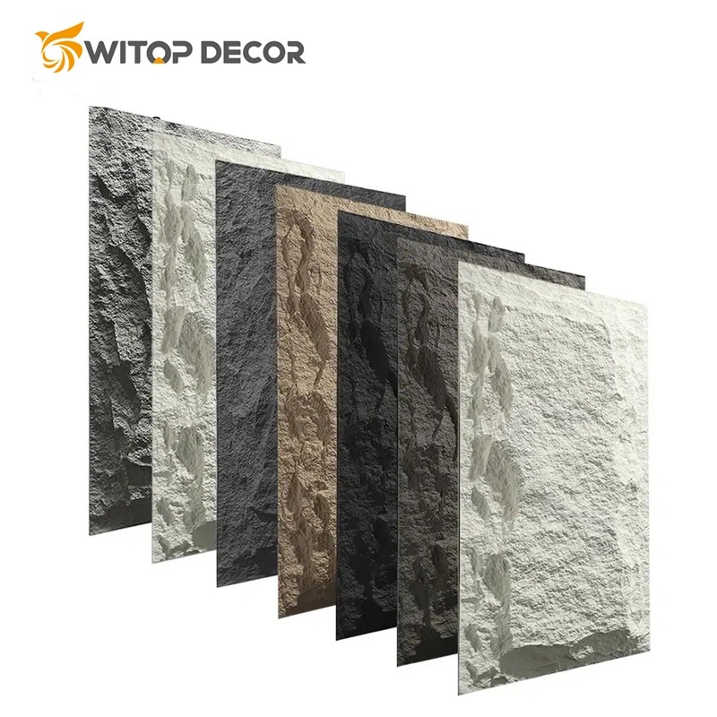 Witop OEM Factory Wholesale/Supplier Texture Faux Stone Siding Panel Stone Exterior Interior Wholesale/Supplier