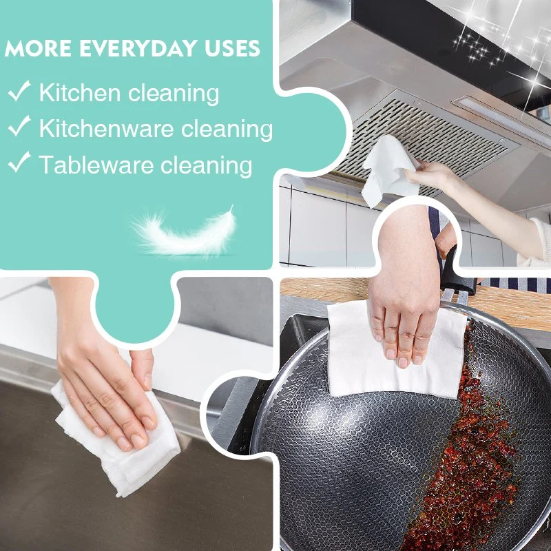 High-Efficiency Kitchen Cleaning Wipes Non Woven Fabric Wet Wipes