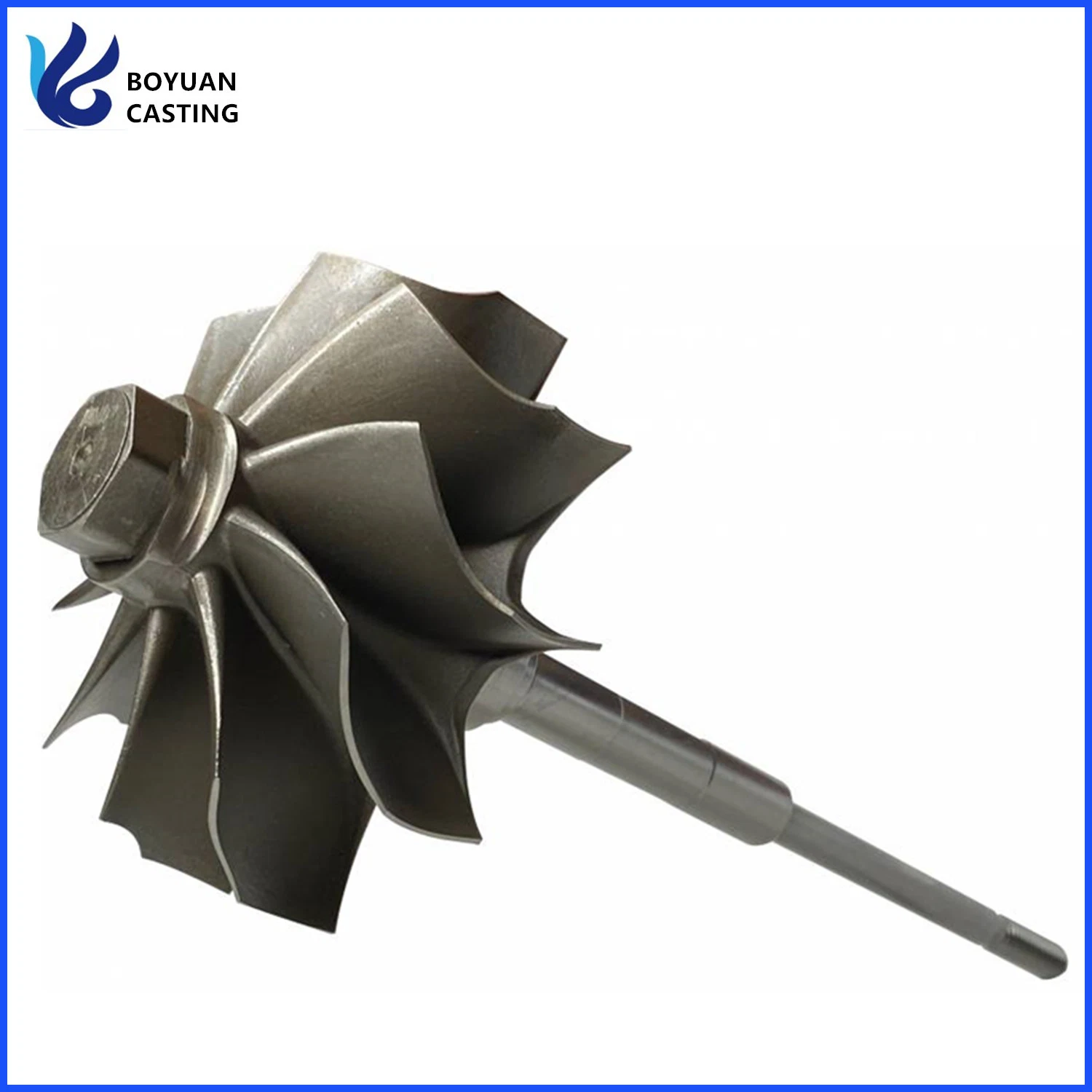 Custom-Made Super Alloy Investment Casting Turbine Wheel with Machining