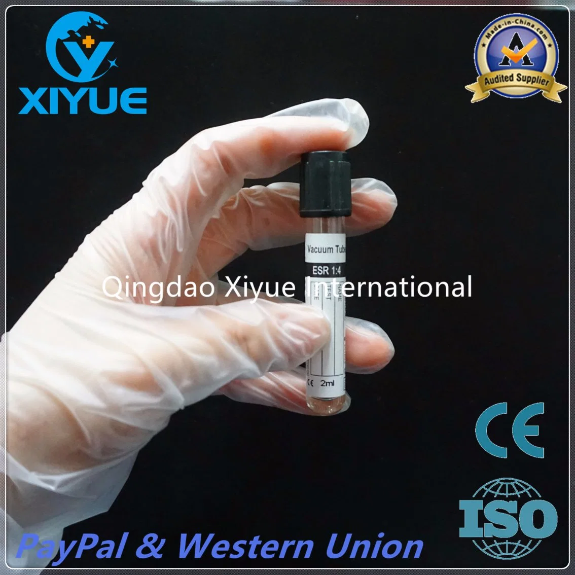 ESR Disposable Vacuum Blood Collection Tube with High Quality