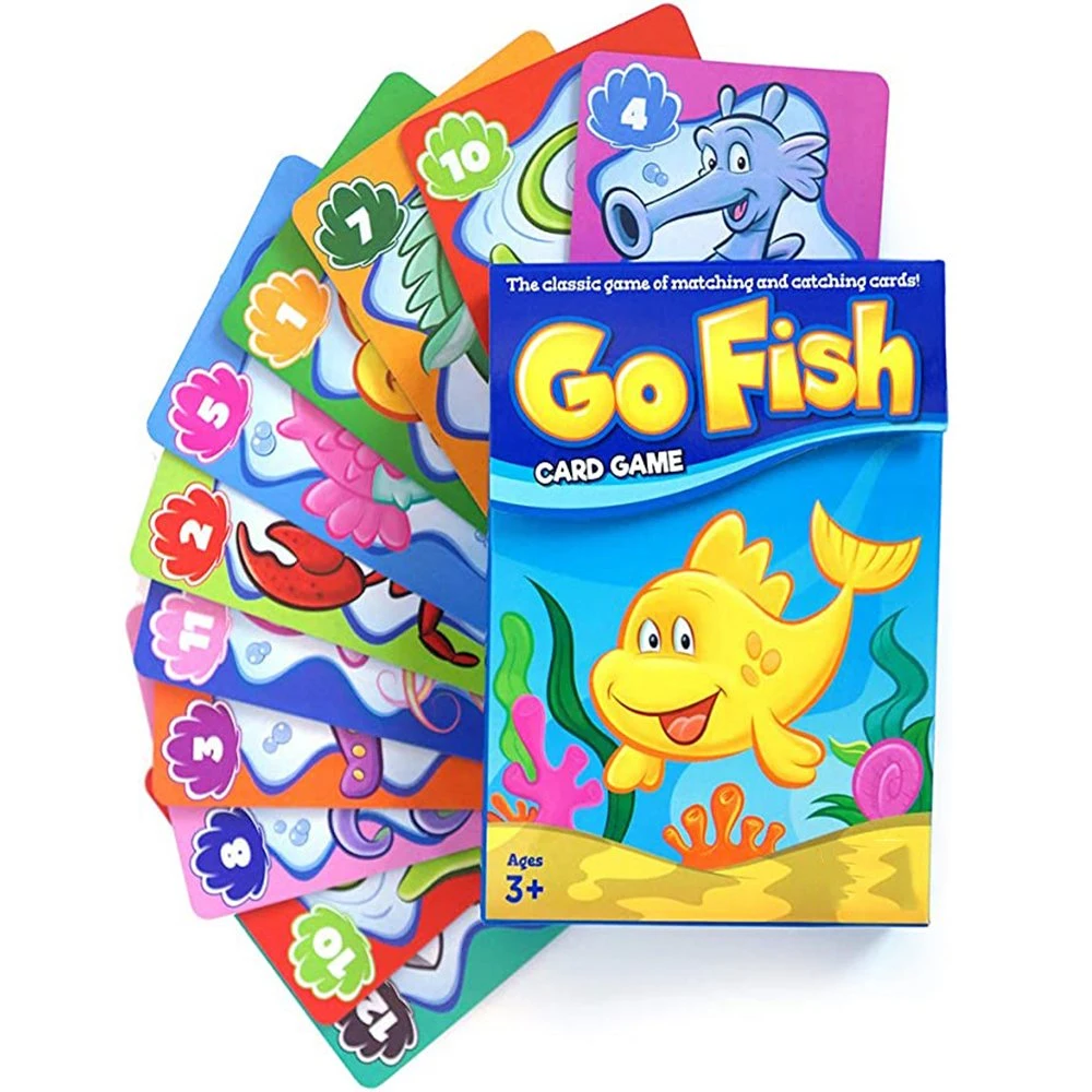 Fish Animal Kids Game Cards Playing Cards with Cmyk