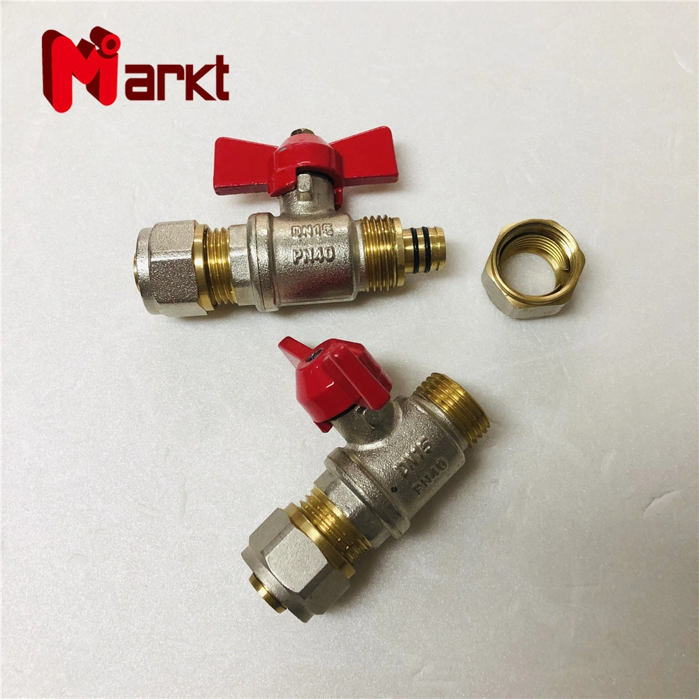 Pn40 1/2 Inch Brass Material Ball Valve for Gas System