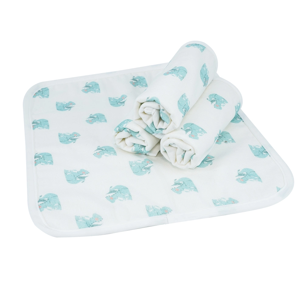 Bain-Marie en coton bambou 100 % naturel facile à nettoyer pour bébé Serviette