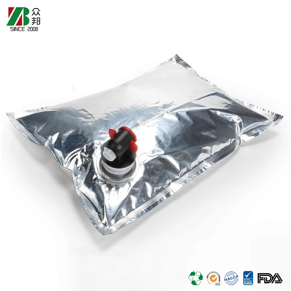 200L 220L Food Grade/Aluminium transparent Sac de stérilisation aseptique dans la case de la confiture de crème de concentrés de jus de pâte de tomate