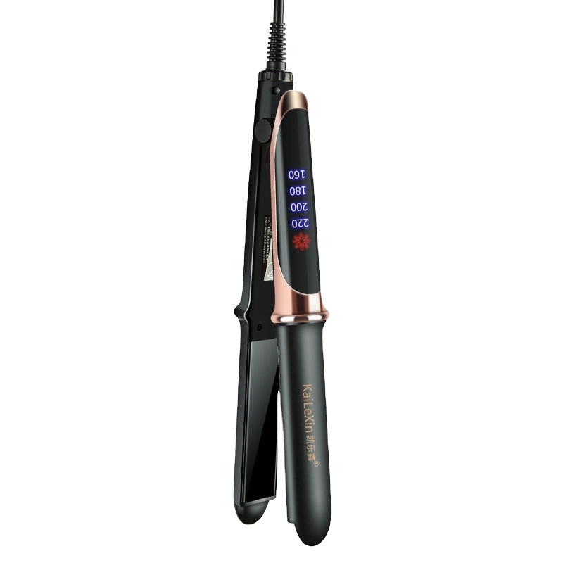 Professional Customize Ceramic Coating LED Display Steam Flat Iron Steam Hair Straightener