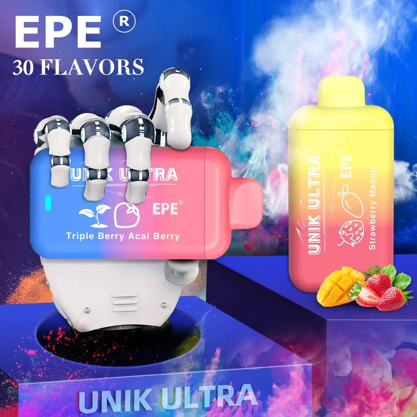 ROP expédition Zbood Pilot Pods Cuvie Slim PRO pas de nicotine Fresor Thunder cigarette électronique EPE Unik Ultra 5500 bouffées jetables VAPE