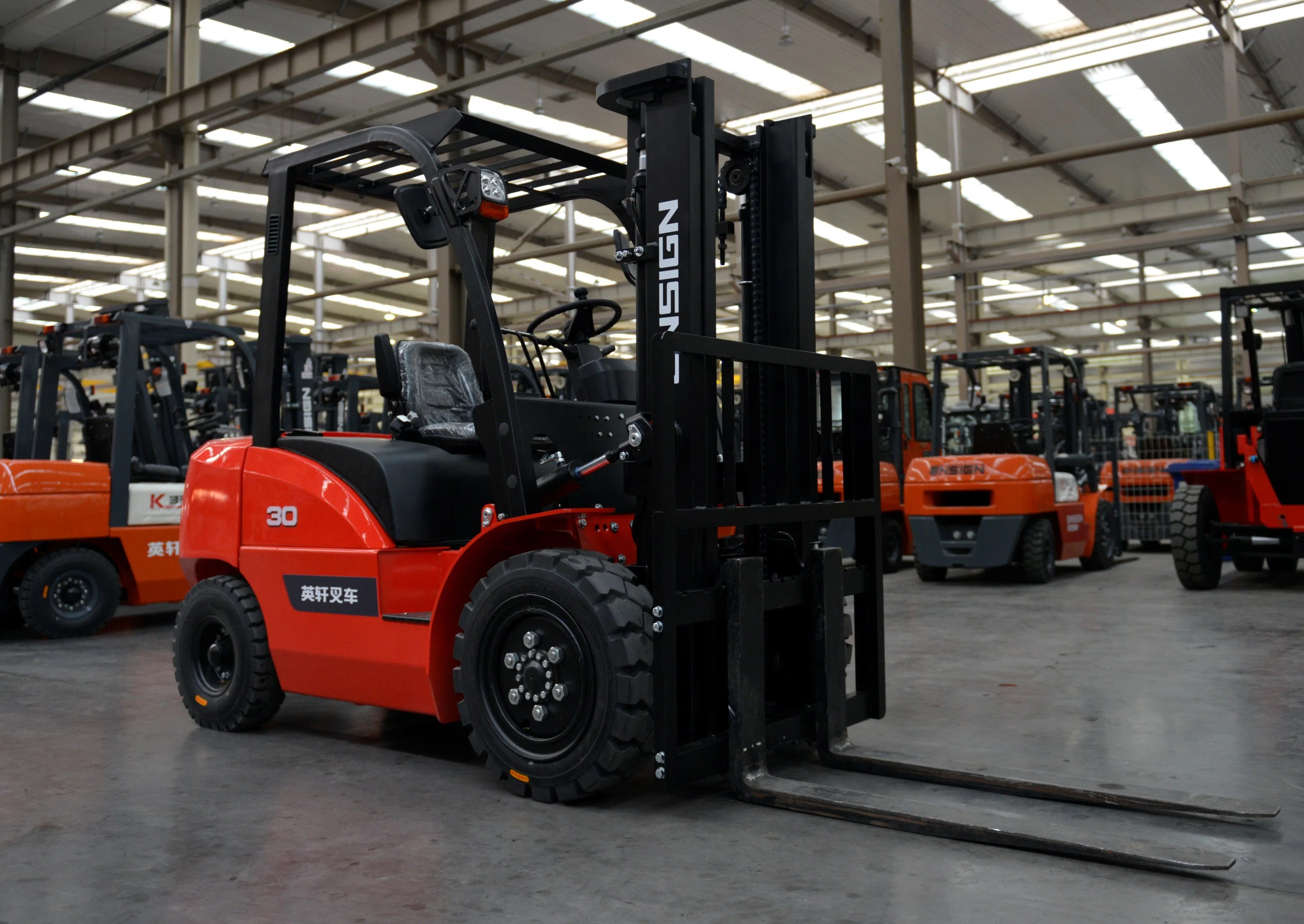 شركة Ensign Factor Sell 3T ForkLift Industrial ForkLift