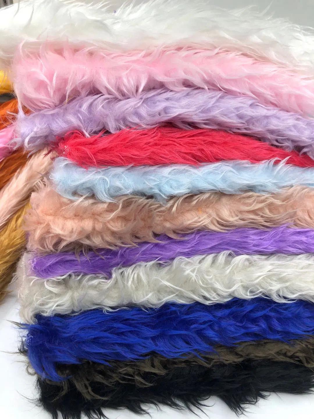 Acrylic Drop Wool Rainbow Plush Roll Bundle Imitation Wool