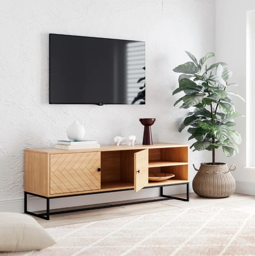 Fashion Wooden TV Cabinet Entertainment Unit