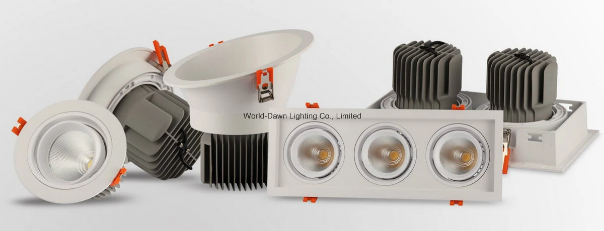 El brillo de 10W&amp;3000-6500K Mando a distancia COB Downlight LED de techo