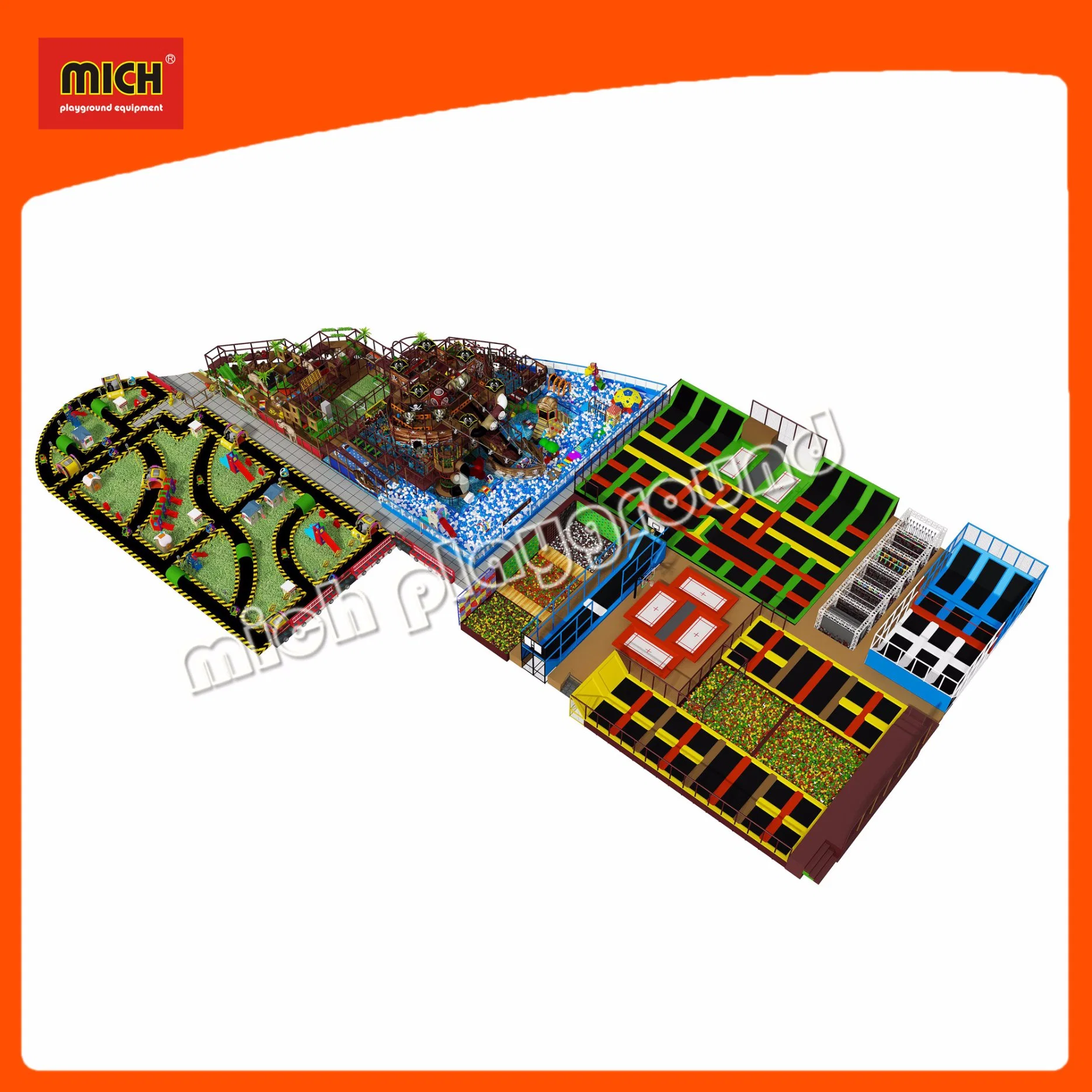 Mich Professional Indoor Amusement Equipment for Kids