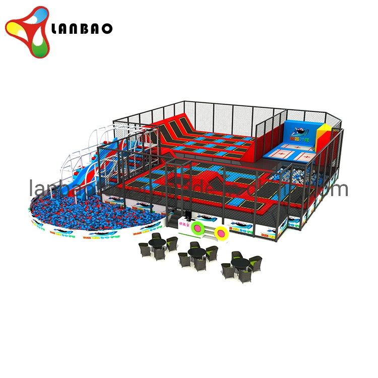 Funny Safety Customized Soft Play Big Jump Professional Bungee Indoor Trampoline Park