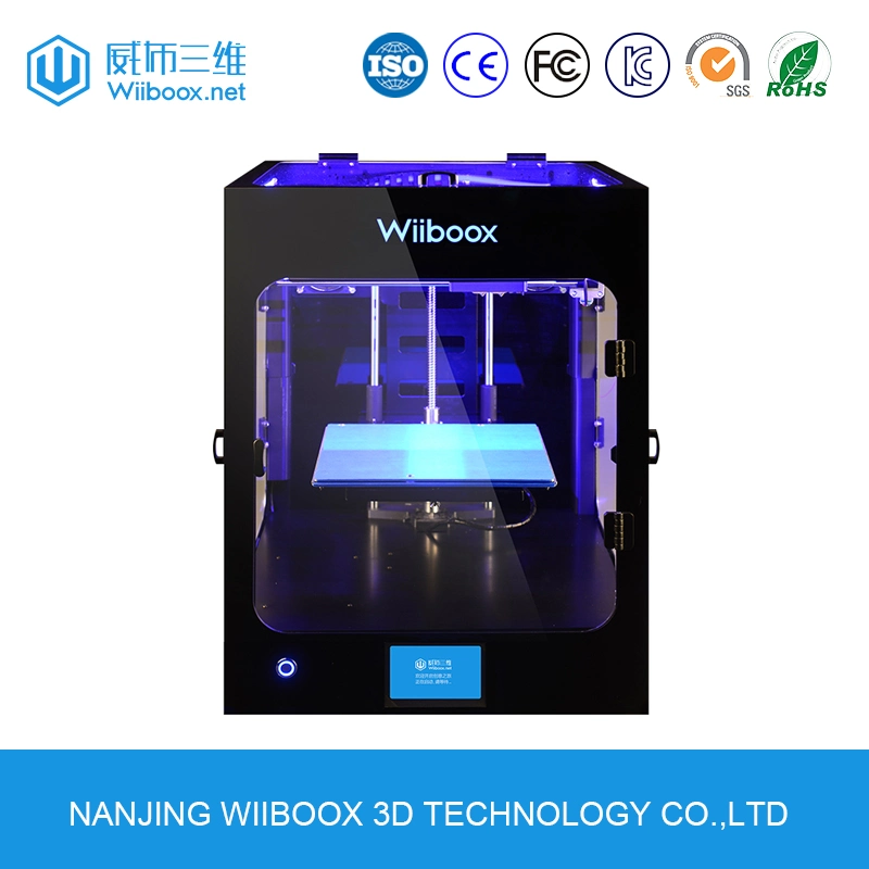 Empresa Wiiboox2 de alta precisión de nivelación automática Máquina de prototipado rápido de la impresora 3D de escritorio