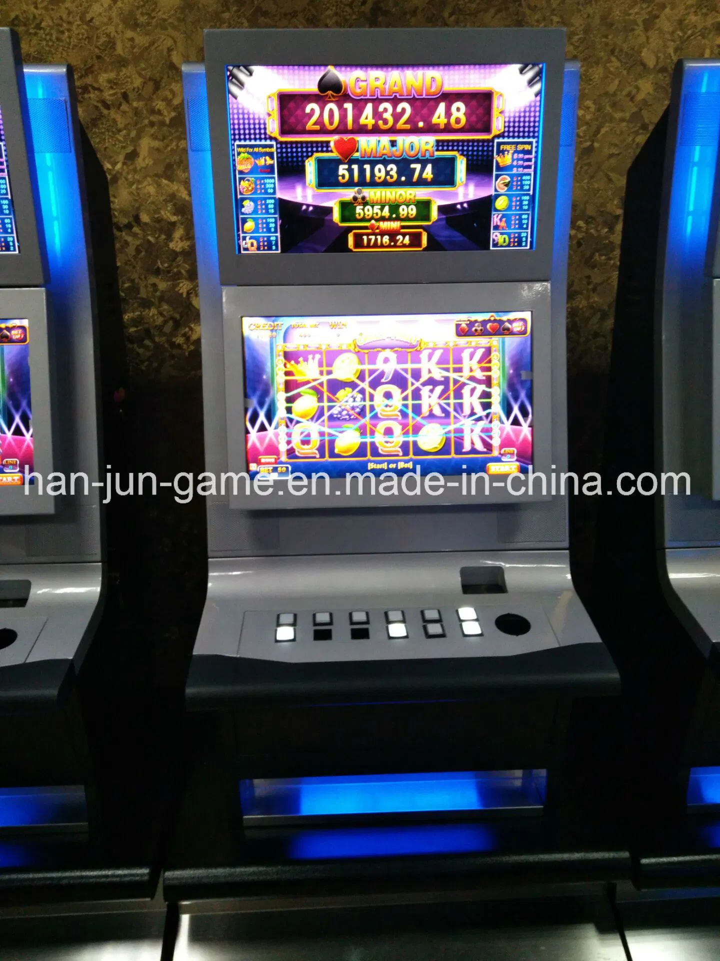 Taiwan Crazy fruits emplacement des armoires de jeu vidéo de casino machines de jeu