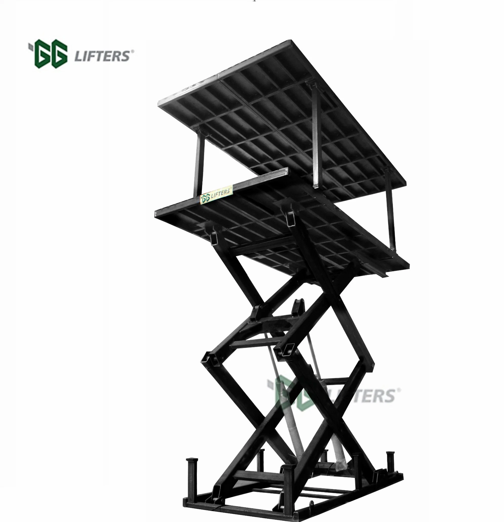 scissor auto lift underground hidden car parking lift garage equipment parking system