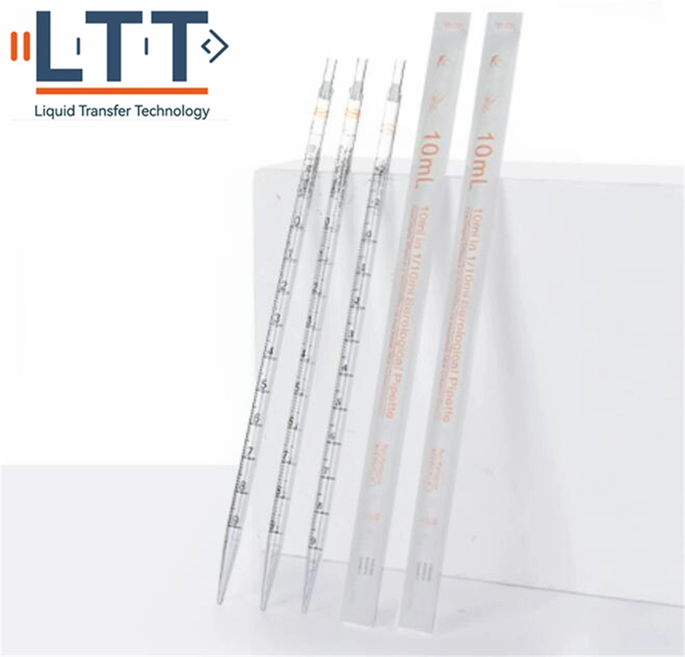 Non-Pyrogenic Serological Pipette Polystyrene Serological Sterile Pipettes 5ml Serological Sterile Pipettes