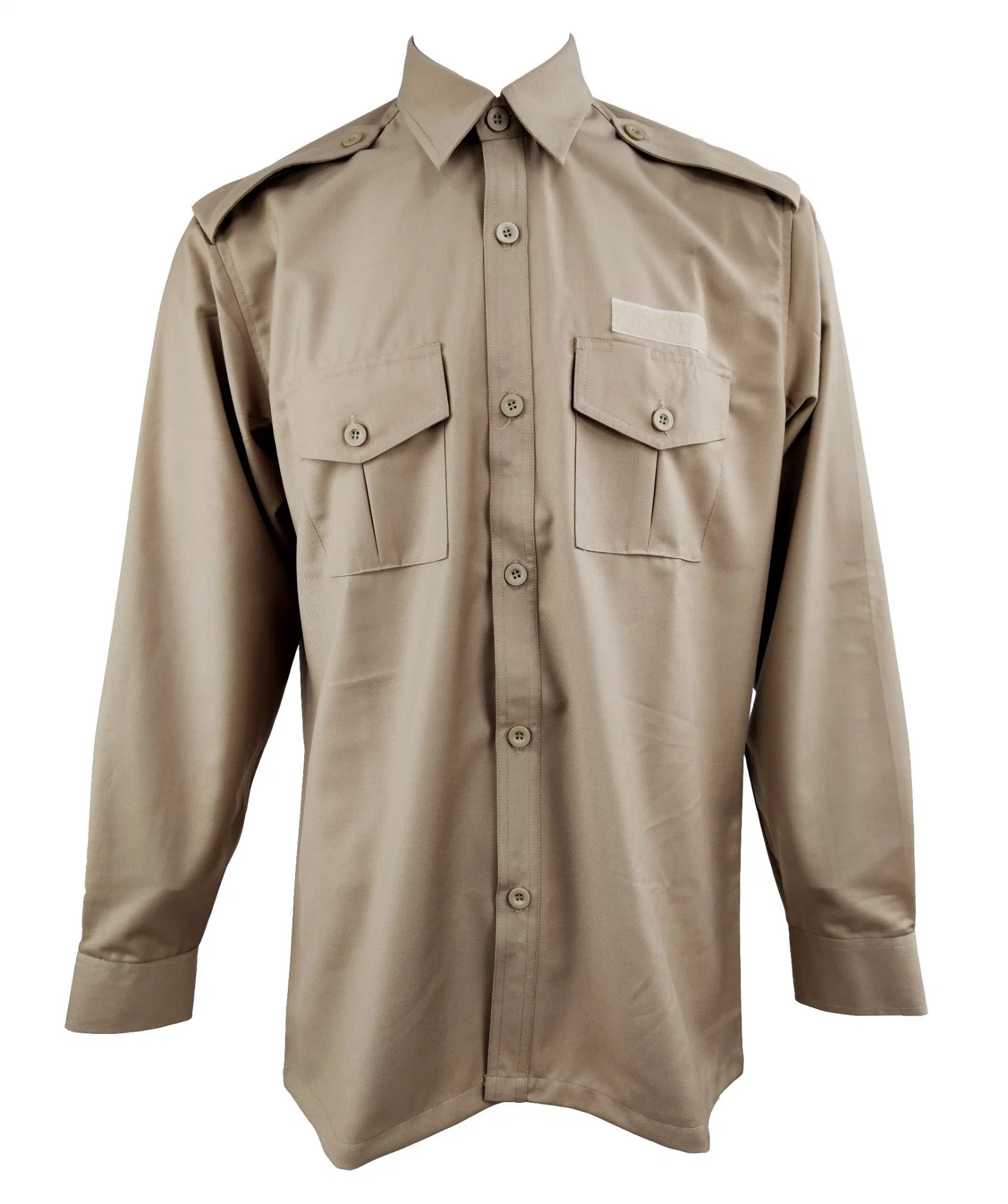 Khaki Military Safety Men Shirt Long Pants Government Uniform