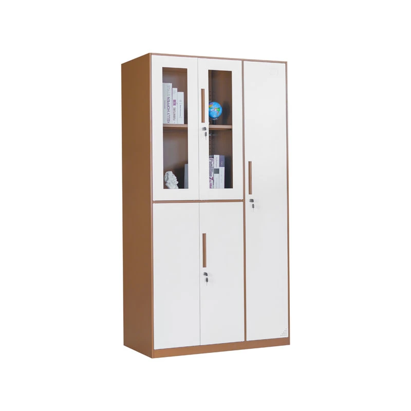 2 Türen 4 Regale High-End Aktenschränke Classic Two Türen Aktenschrank mit Ständer