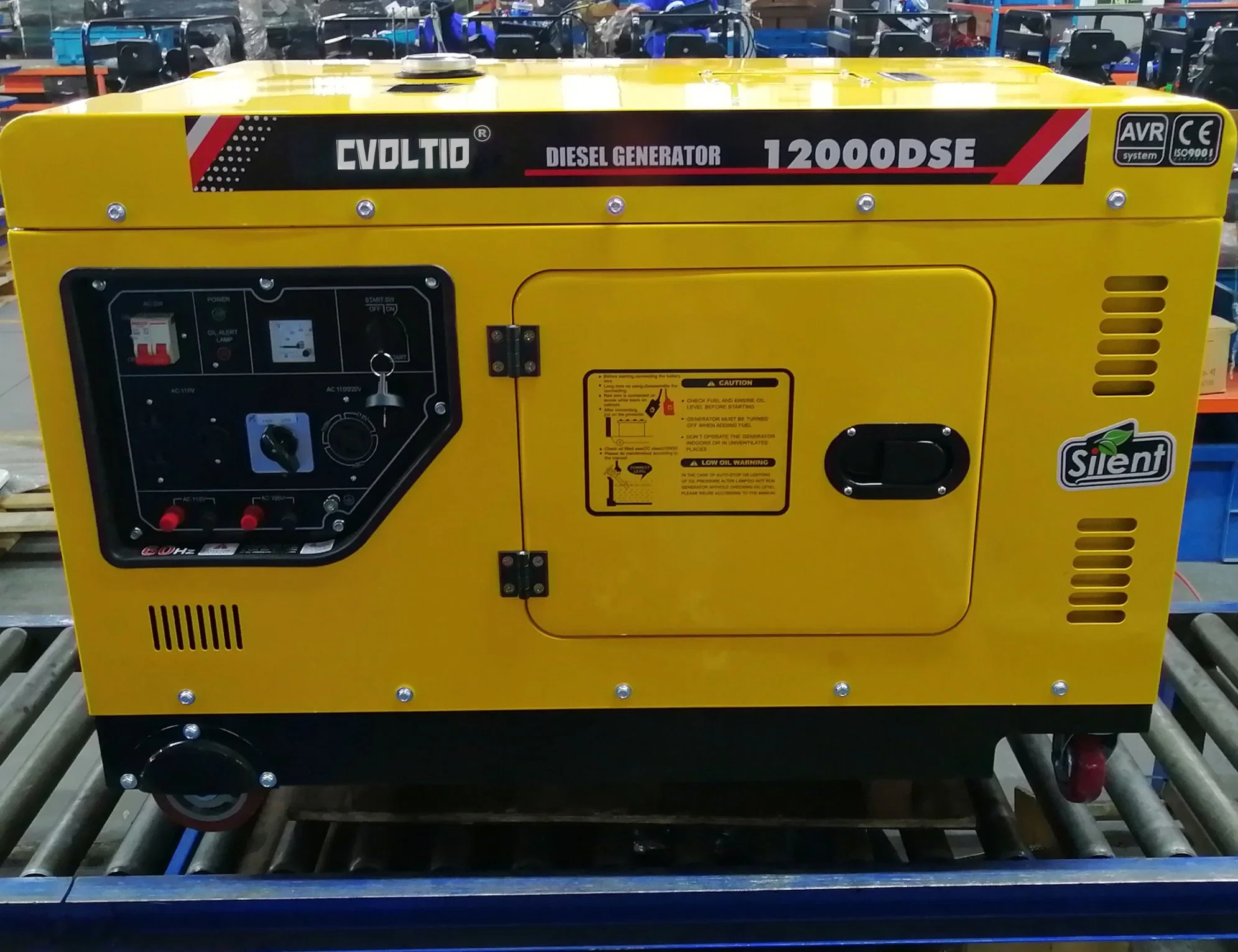 Lateinamerikanischer Markt Power Generators 9kW 10kw Dual Voltage 1102 Motor 718cc Dieselgenerator Stromerzeuger Sätze