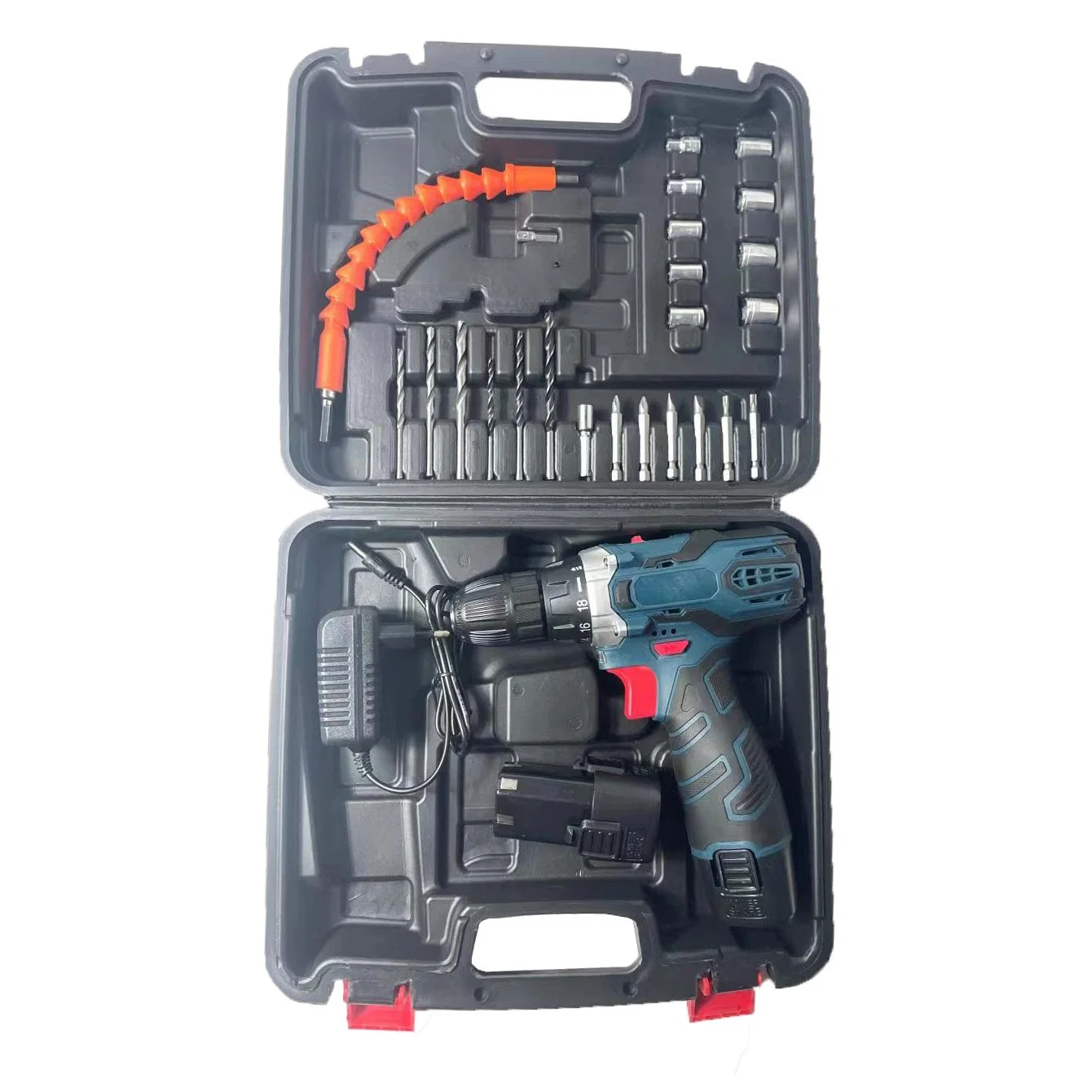 Home Hardware Tool Set with Cordless Drill and Drill Bits
