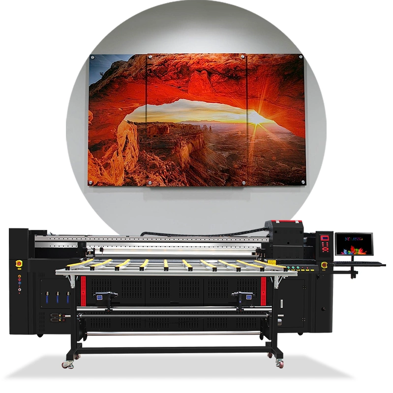Impressora UV híbrida de alta velocidade com cabeça de impressão Ricoh Gen5