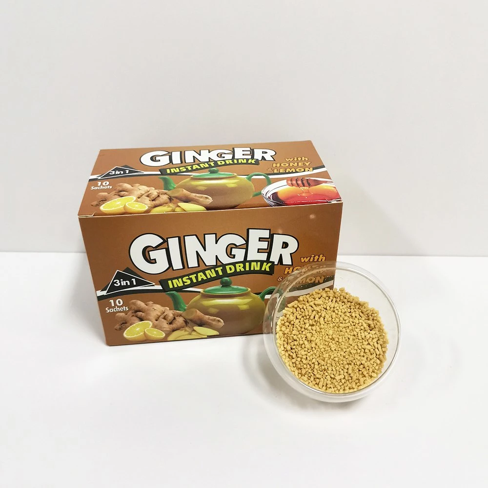 Thé de gingembre instantané de marque privée chinoise pour 100% de miel naturel Thé au gingembre et citron