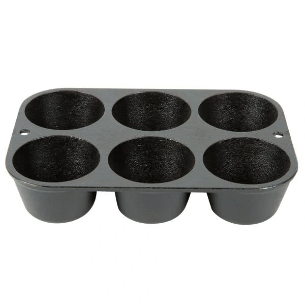 Preseasoned 6 Holes Baking Dish Cake Pan Cast Iron Bakeware