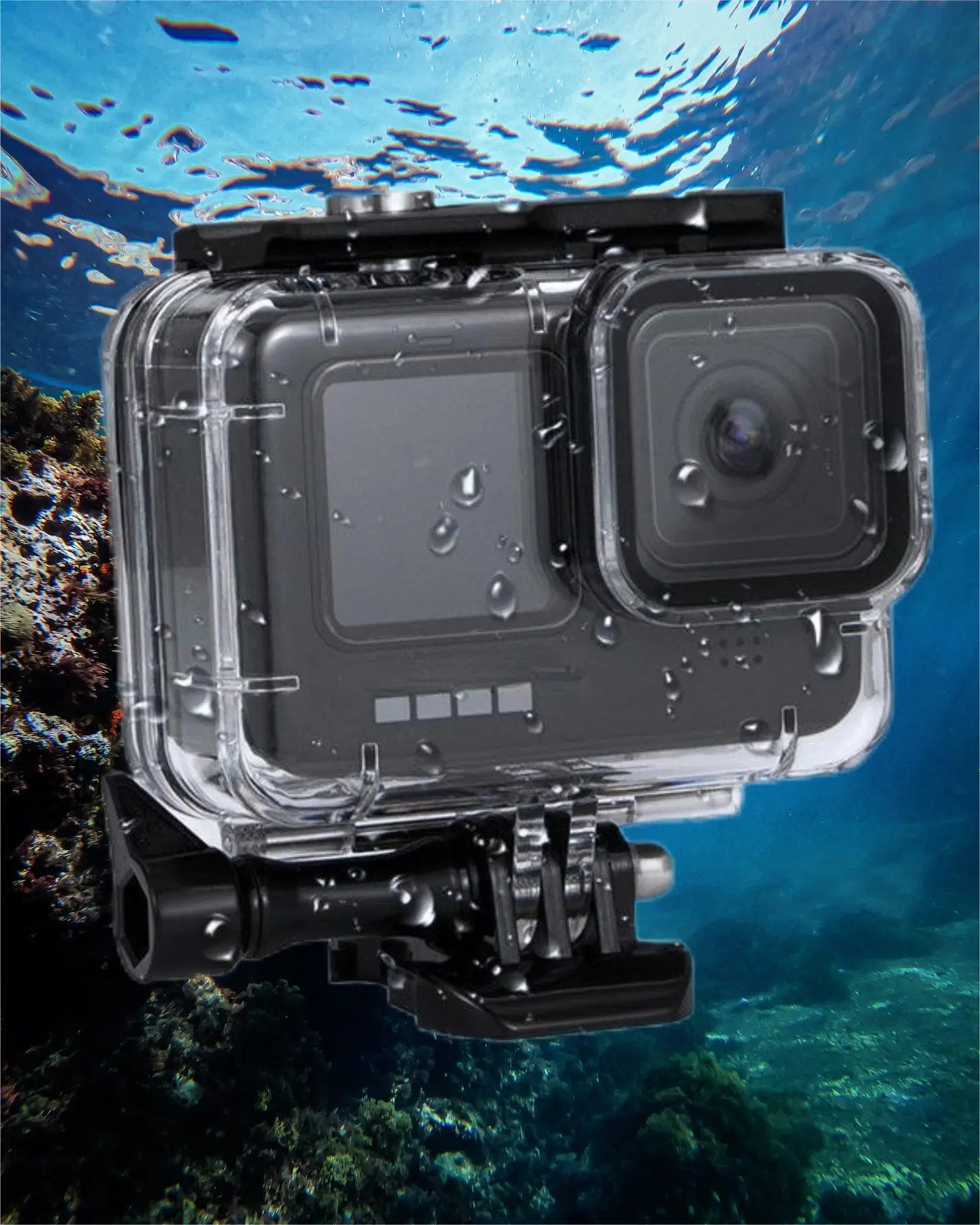 Carcasa resistente al agua para GoPro Hero 12 11 Black/Hero 10 Black/Hero 9 Black, funda protectora para buceo submarino para Go PRO Hero11/Hero10/Hero9 Action Camer