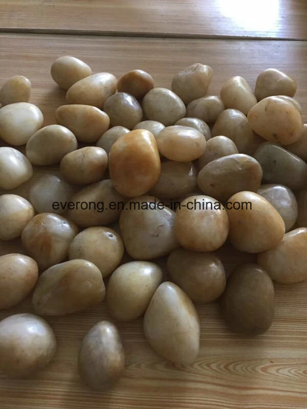 Natural Mixed Color River Pebble Stone for Garden Decoration