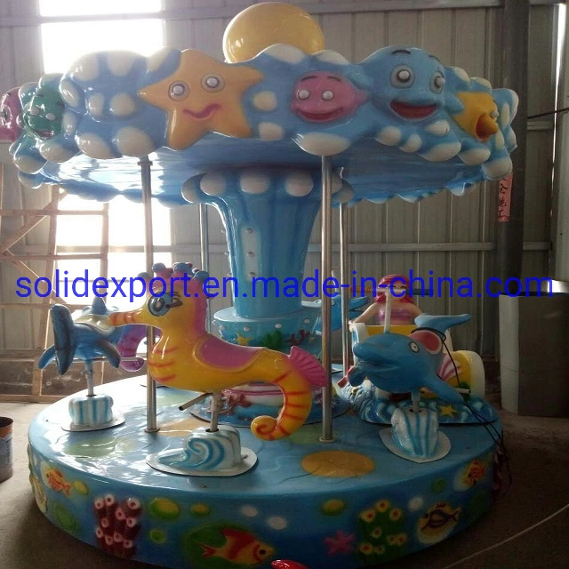 Mini precioso juguete eléctrico Merry-Go round para el Parque de Atracciones