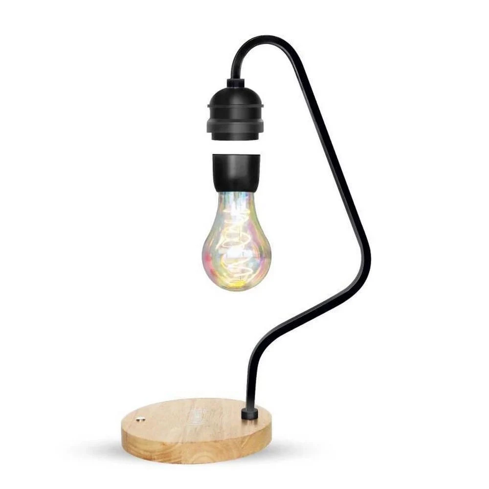 Custom Magnetic Levitation LED Light Bulb Wireless Charging Night Lamp