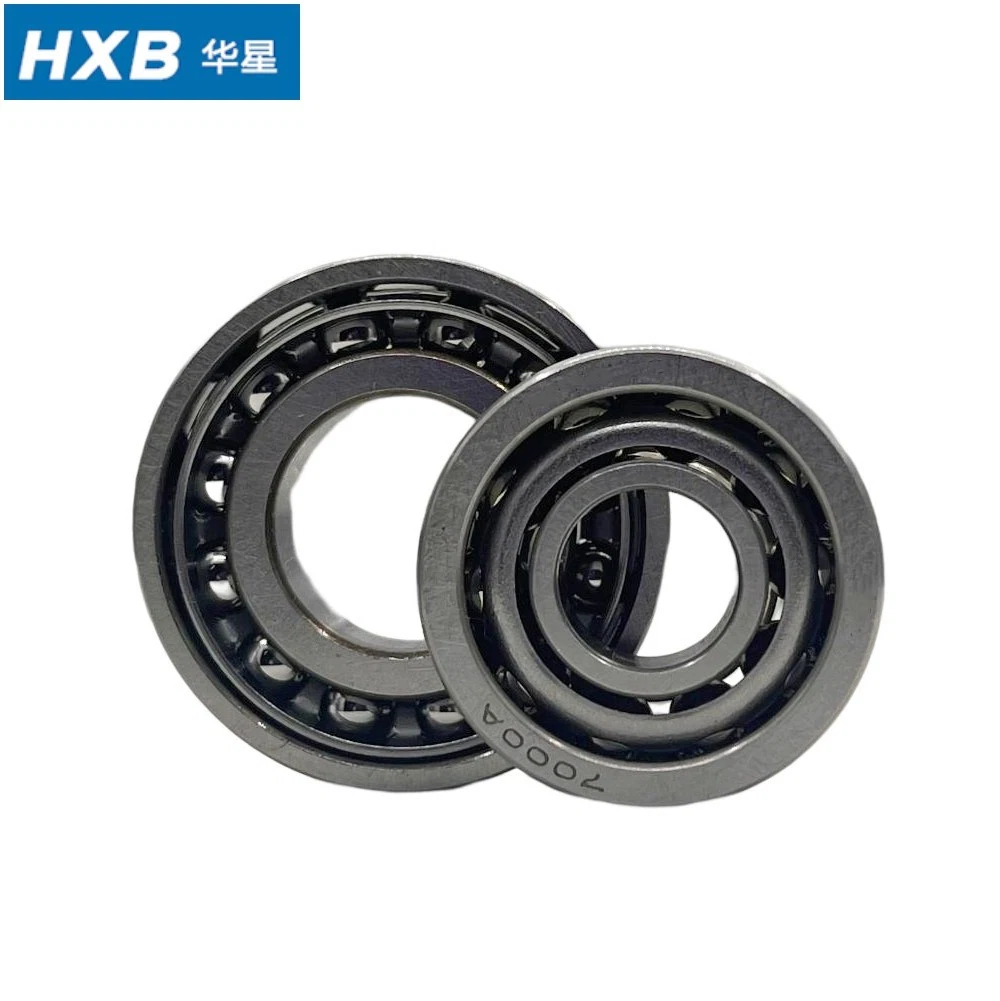 Bearing 7000awp5/P6 Steel Cage 12*28*8mm Angular Contact Ball Bearing with Steel Balls