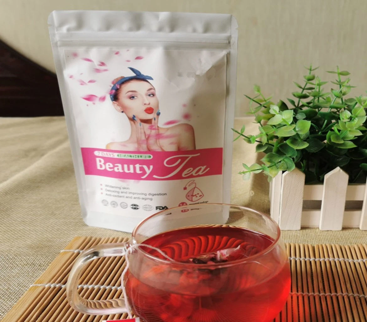 Free Sample Good Effect Fruit Flavor Detoxing and Improving Digestion 7days Beauty Tea