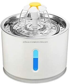 موزع المياه التلقائي Fountain Water Fountain Pet Fountain 81oz/2.4 4L لـ Cats الكلاب Wb13953