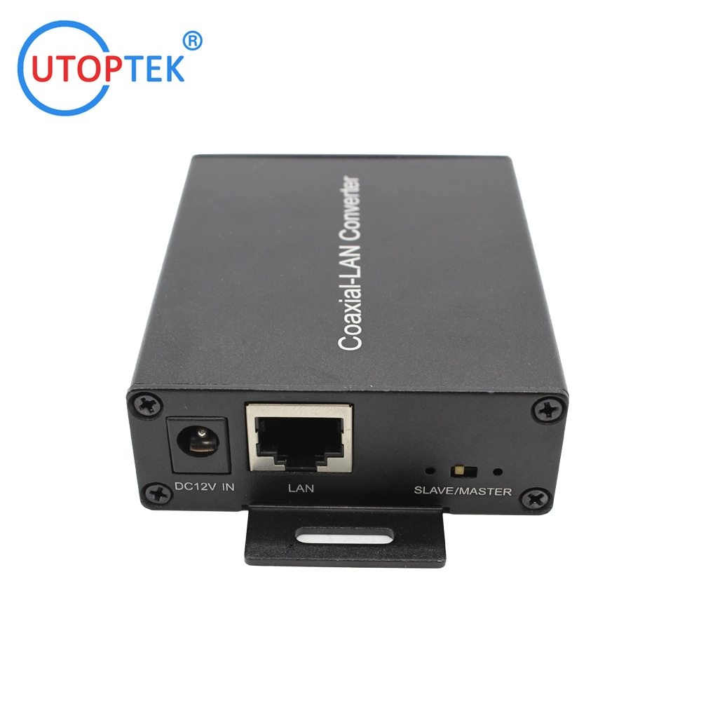 Venda a quente IP Ethernet através de coaxial/Par Trançado Video Converter, Coaxial-Conversor LAN 1,5km de segurança CCTV