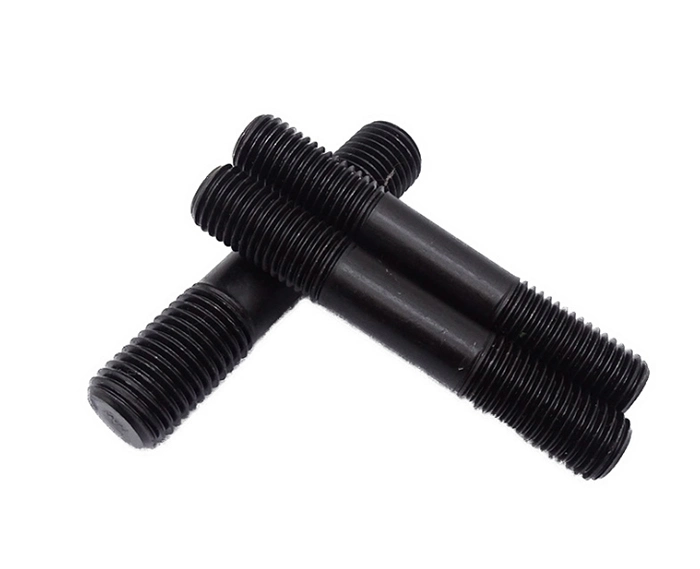 ASTM A320/A193-B7 Double End Black Oxide Zinc Plated Stud Bolt