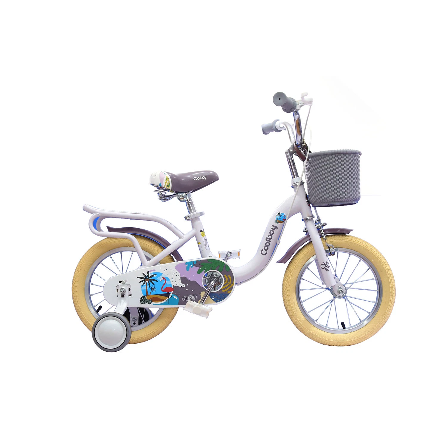 New 3-12 Year Old Children's Bicycle/One Piece Thickened Frame