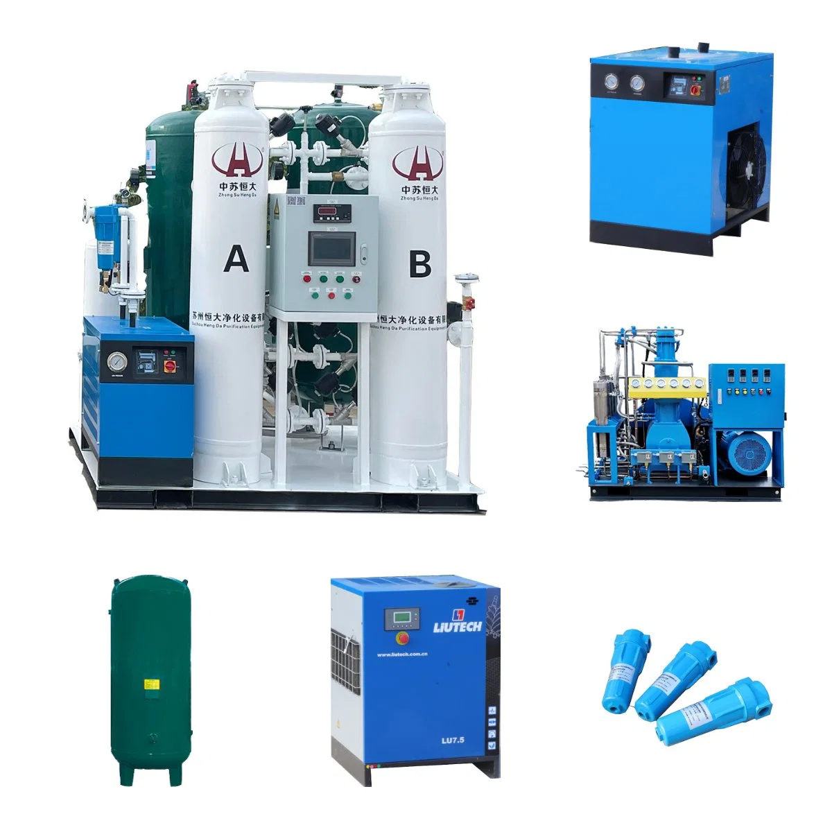 Factory Sale Psa Automatic Gas Making Machine High Purity 99.999% Pressure Swing Adsorption Nitrogen Generator