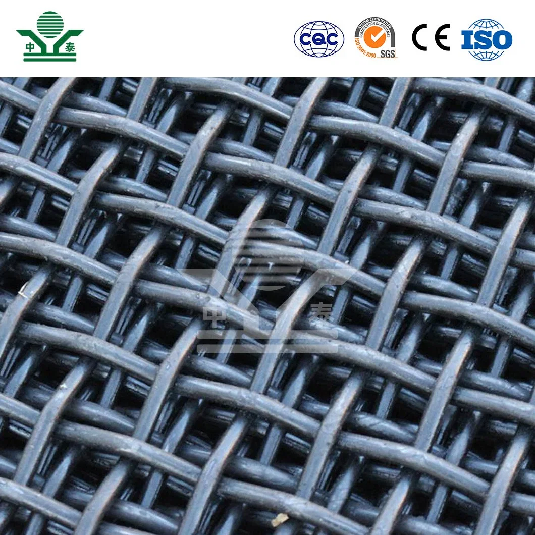 Zhongtai Plain Crimped Wire Mesh China Suppliers 4.8mm Diameter Crimped Square Wire Mesh