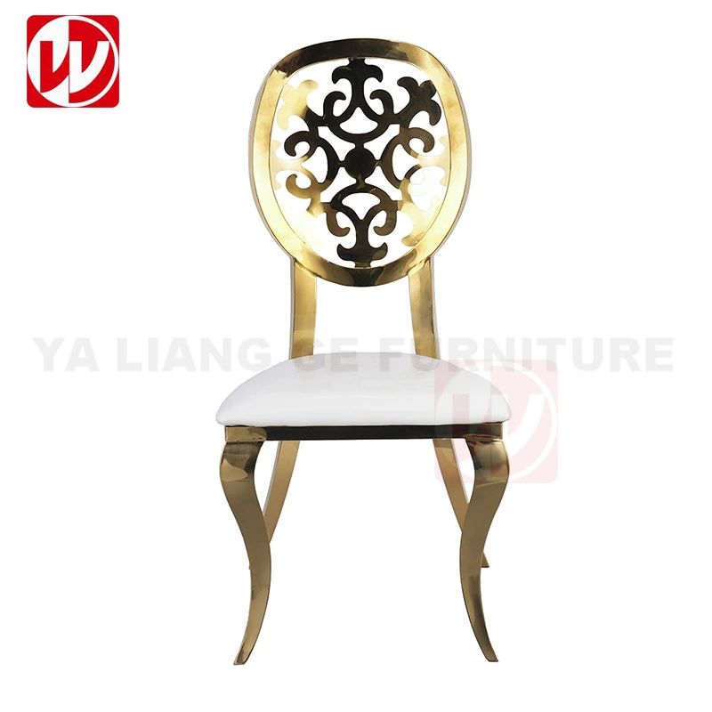 Dual-Purpose Stainless Steel Fancy Wedding Furniture for Dining Restaurant Event Chairs