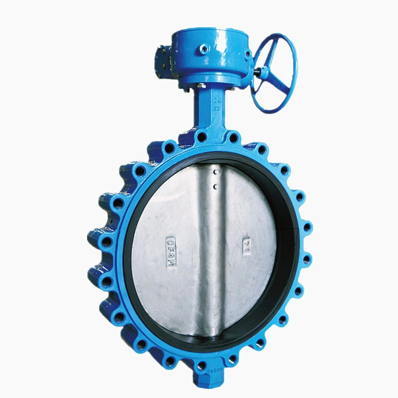 Through Shaft Without Pin Lug Type Butterfly Valve