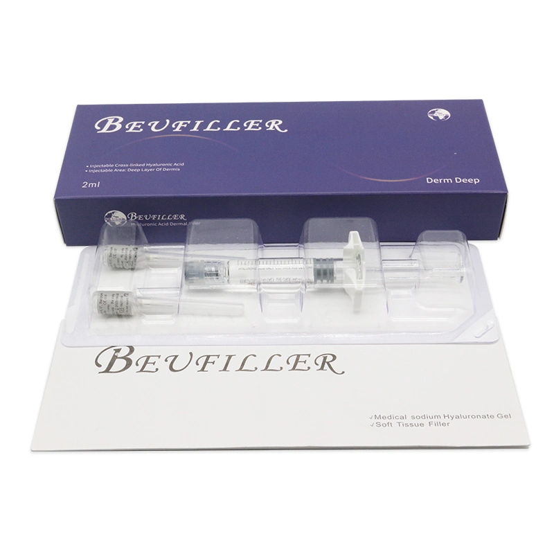 Nuevo estilo 1 ml Lip/Nose/Cheek Hyaluronic Acid Filler Injection Enhancement Relleno de plumas