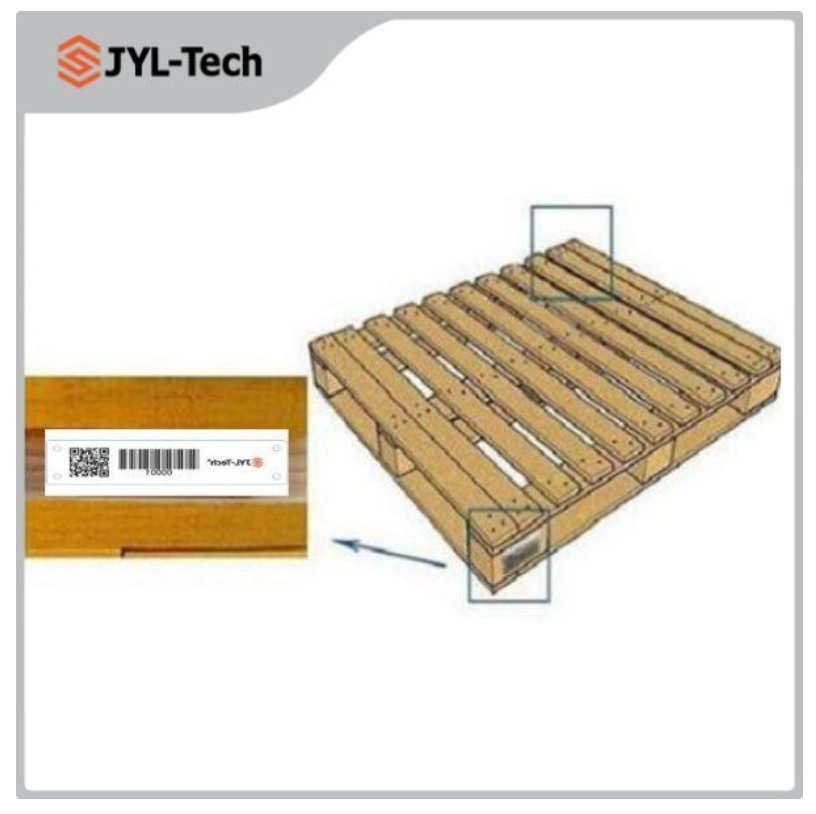 Wooden Plastic Asset Tracking UHF 860MHz 960MHz Pallet RFID Tag