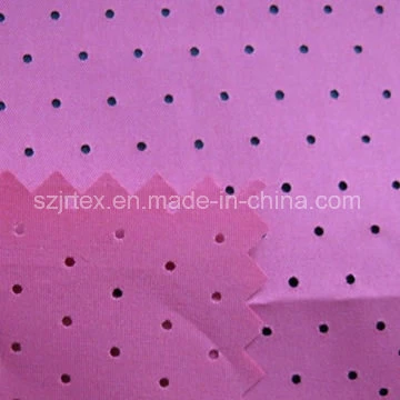 Polyester Pongee Punched Fabric for Bonding
