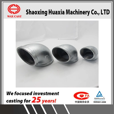 Lost Wax Casting Parts Stainless Steel Pipe Fitting Investment Casting with High Efficiency