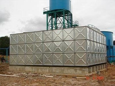 Réservoir de stockage d'eau galvanisé à la moular de 1000 litres, acier ondulé feu Protection réservoirs de stockage d'eau potable