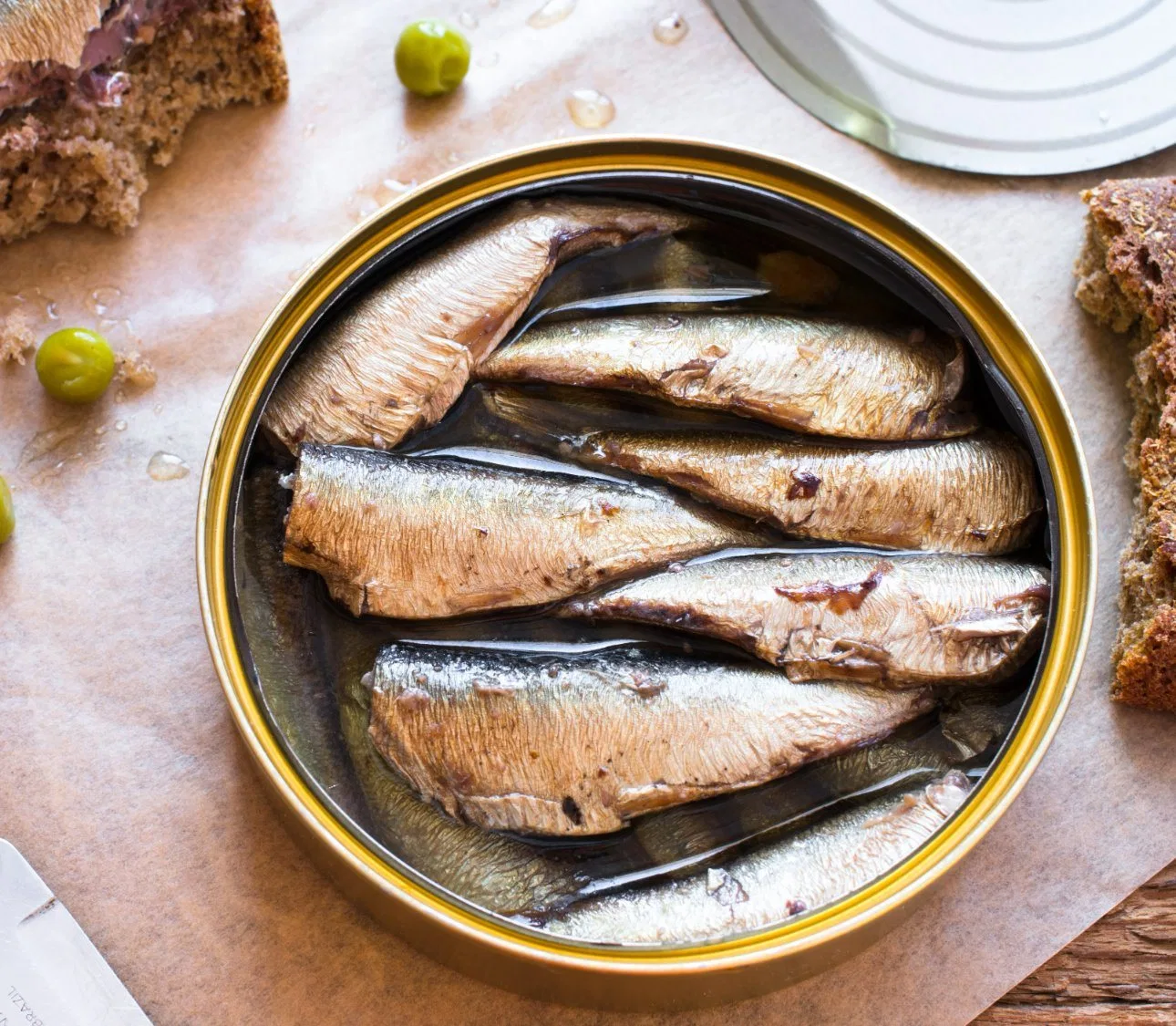 Canned Food Canned Mackerel Fish in Vegetable Oil