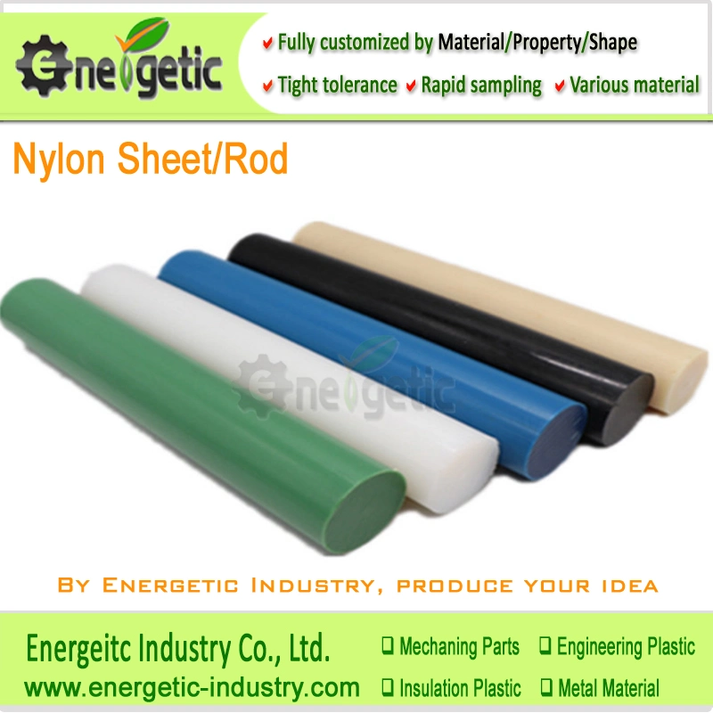 Hohe Geradheit Nylon6 Kunststoffstangen Polyamid Mc Nylon Stange, Nylon Bar, Nylon Blöcke, Nylon Kunststoff Blöcke, Nylon Stange, Nylonstange, PA-Platte, Mc Nylonstange