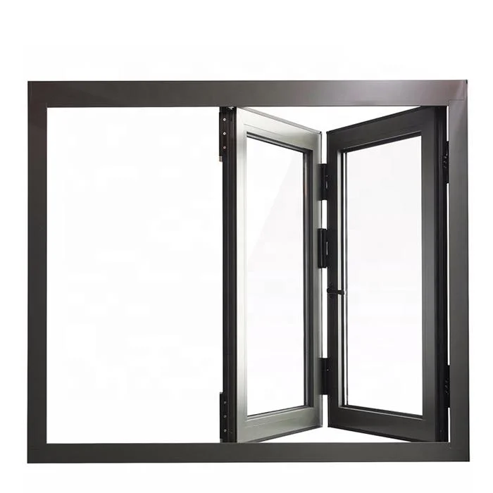 Arch Windows Fold Balcony Glazing Folding Invisible Frameless Double Glass Window with Thermal Break